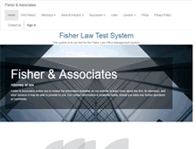 Tablet Screenshot of fisherlaw.net